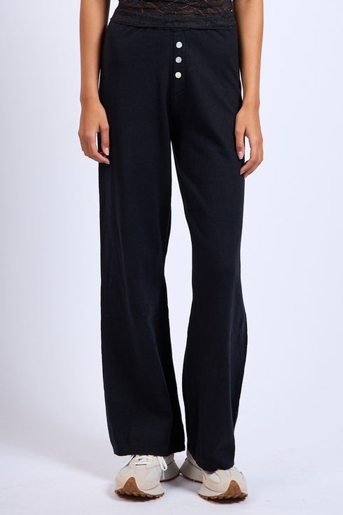 The Easy Peasy Pant // Black