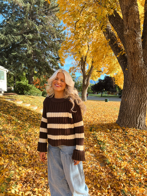 Everyday Slay Striped Sweater
