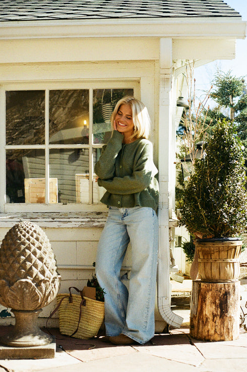 Honey Club Cardigan // Matcha *COCO EXCLUSIVE*