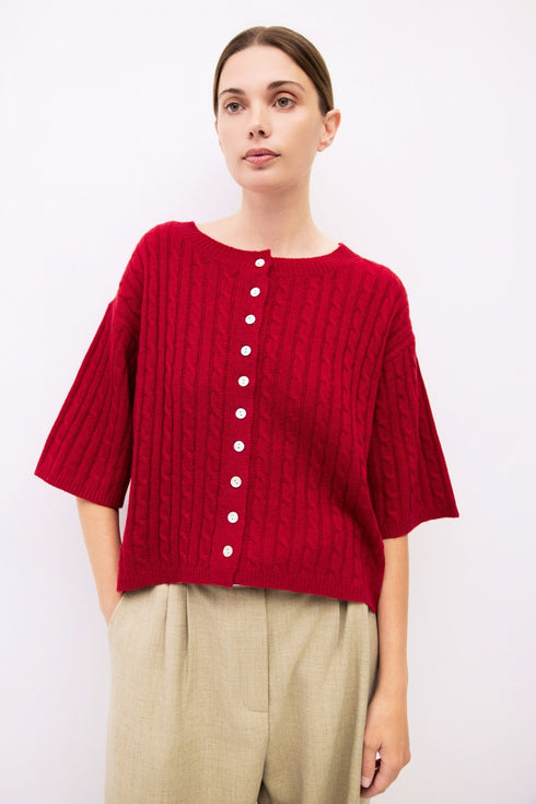 Pirouette Cardigan // Red