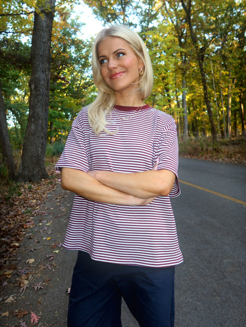 Take a Trip Tee // Plum