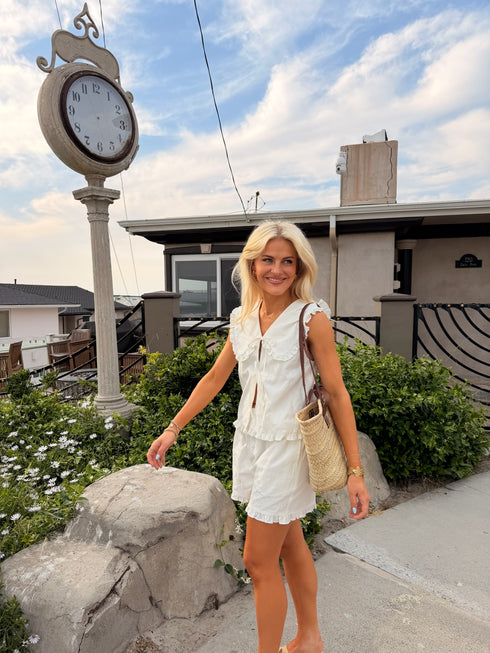 Slow Days Shorts // White