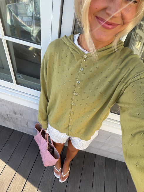 Daily Girl Hoodie // Matcha