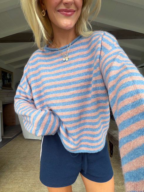 Sun Club Knit // Seabreeze Stripe