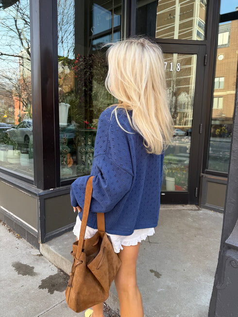 Everyday Pointelle Cutie // Denim