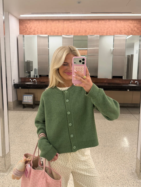Honey Club Cardigan // Matcha *COCO EXCLUSIVE*