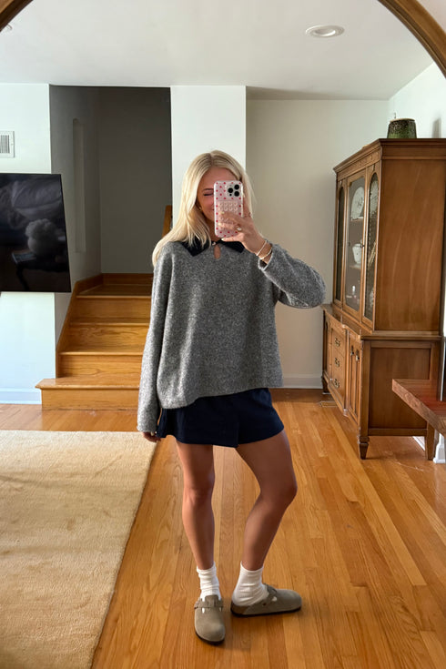 Classic Cutie Polo // Heather Grey *RESTOCKED*