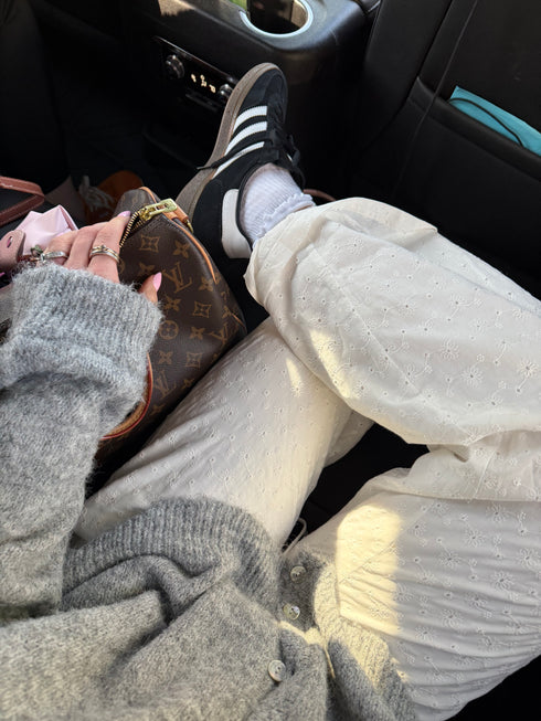 Marigold Pant // Eyelet White