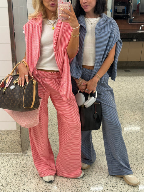 Road Trip Pullover // Pink Stripe *PREORDER*