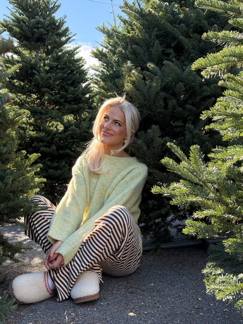 Season Stripes Pant // Cocoa