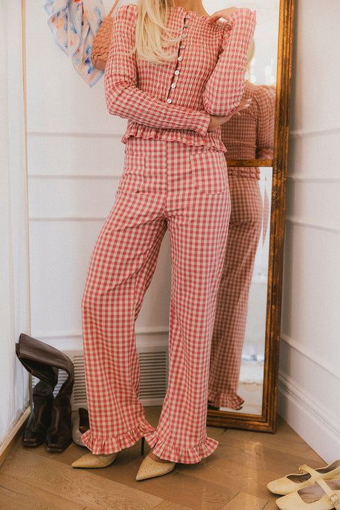 Gracie Gingham Pant