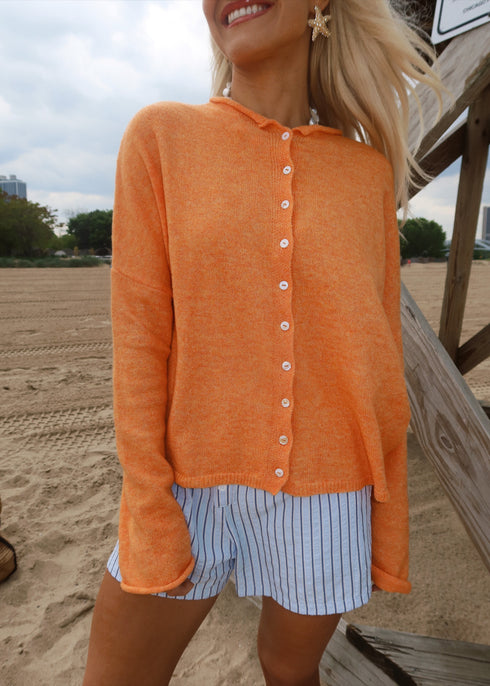 Coco Cutie Cardigan // Clementine
