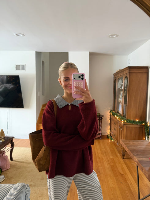 Classic Cutie Polo // Wine