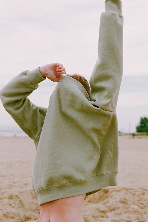 Club Coco Mockneck // Matcha