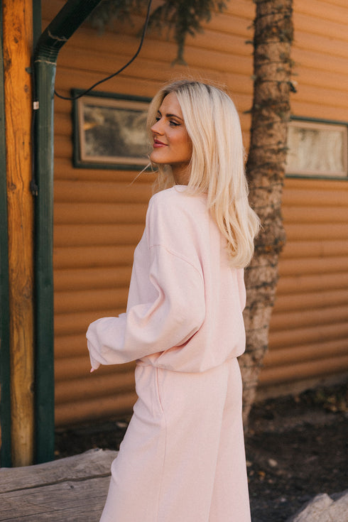 Daydream Crewneck // Rose