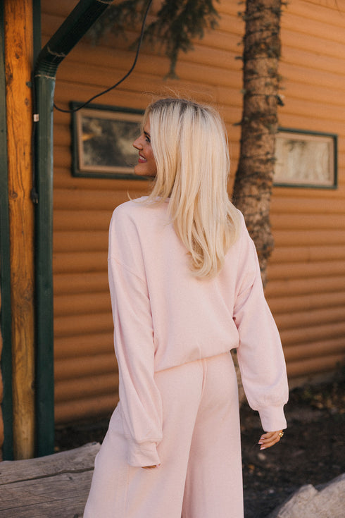 Daydream Crewneck // Rose