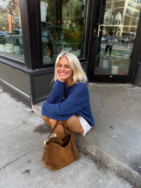 Everyday Pointelle Cutie // Denim