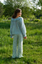 Gingham Girl Pant // Lemon