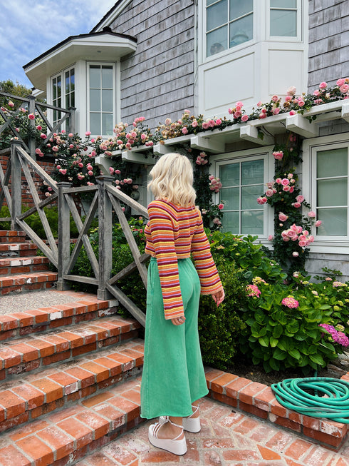 Sun Soaked Lounge Pant// Mermaid Green