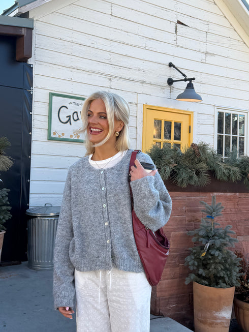 Bloom Cardigan // Grey