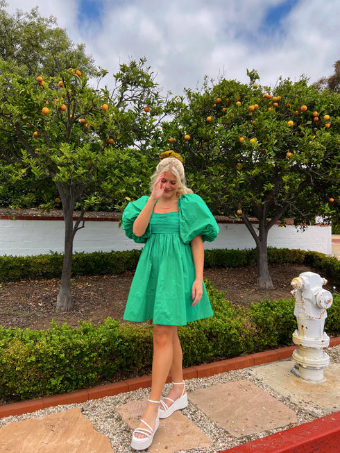 Flirt Back Bow Dress