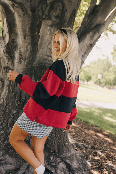 Schoolgirl Sweetheart Short // Navy