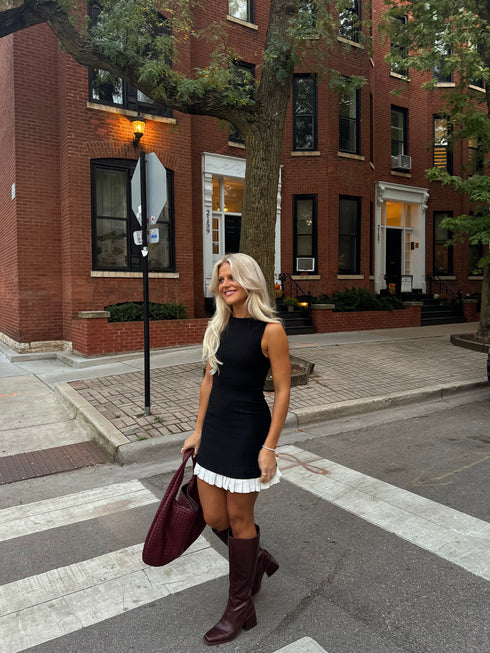 Tennis Club Dress// Black