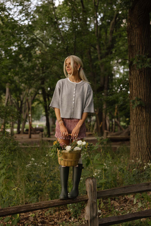 Coastal Cardigan // Heather Grey