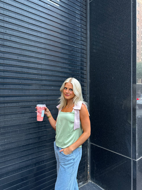 Flirty & Thriving Bow Top