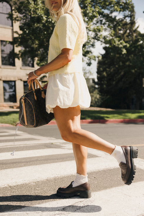 Passing Notes Bubble Skort