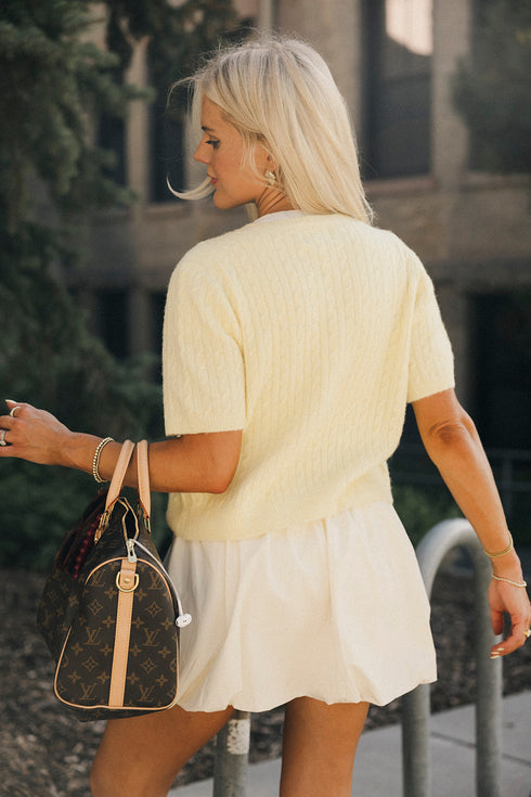 Passing Notes Bubble Skort