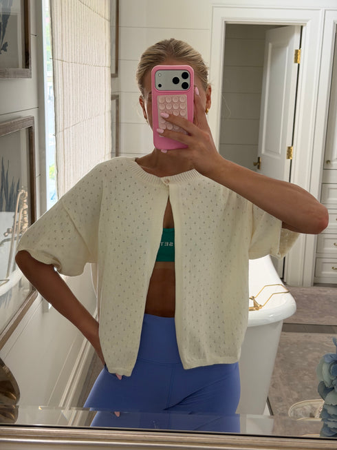 Sunny Days Cardigan // White