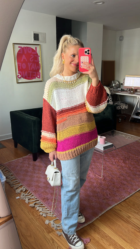 Autumn Energy Striped Sweater