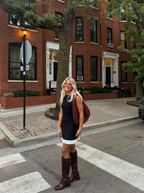 Tennis Club Dress// Black