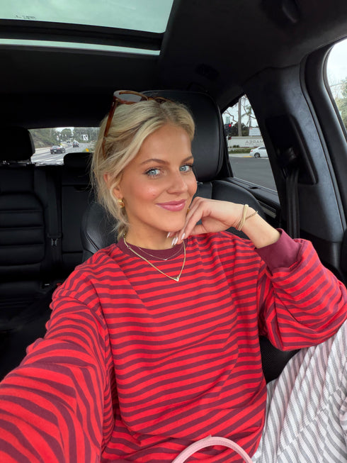 Drive Slow Pullover // Flame