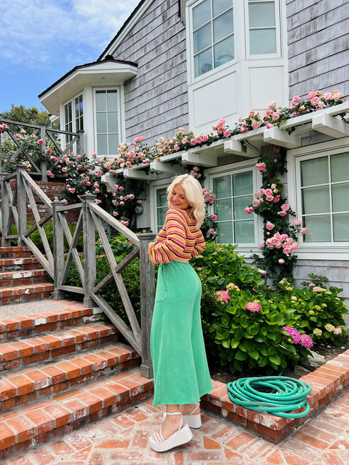 Sun Soaked Lounge Pant// Mermaid Green