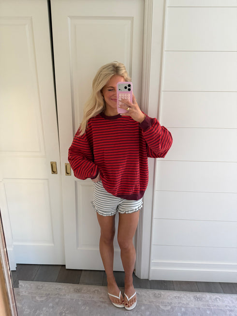 Drive Slow Pullover // Flame