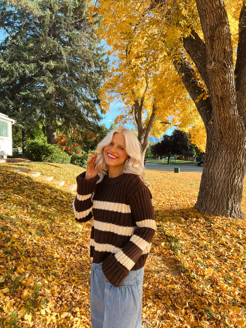 Everyday Slay Striped Sweater