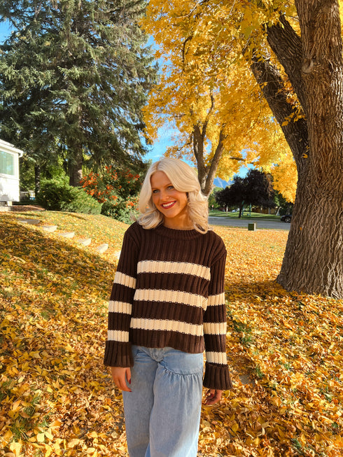 Everyday Slay Striped Sweater