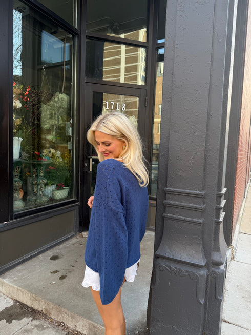Everyday Pointelle Cutie // Denim