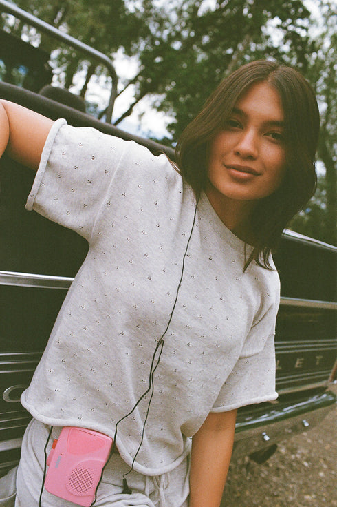 On Repeat Knit Set // Cloud