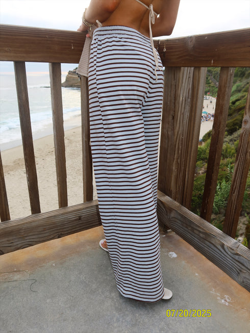 Ok Cutie Striped Pant // Sky