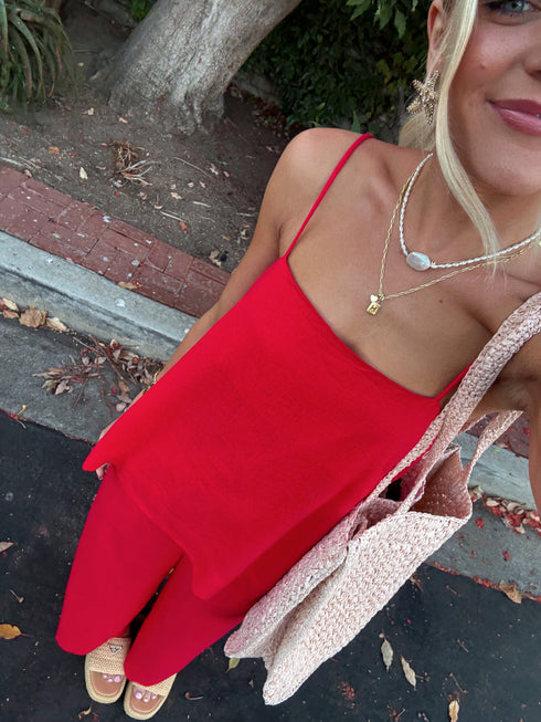 Hula Honey Set // Red