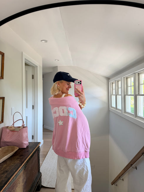 Coco Girl Mockneck // Heritage Pink