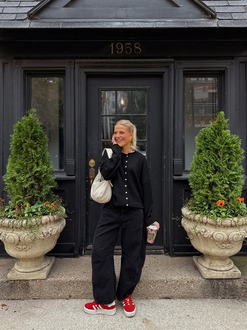 Coco Cutie Cardigan // Black