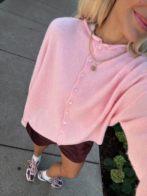 Coco Cutie Cardigan // Baby Pink *RESTOCKED*