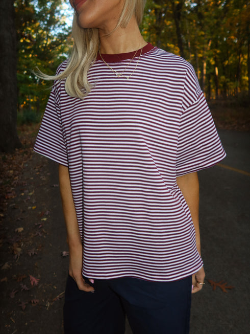 Take a Trip Tee // Plum