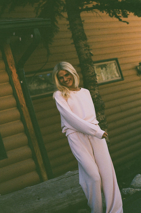 Daydream Crewneck // Rose