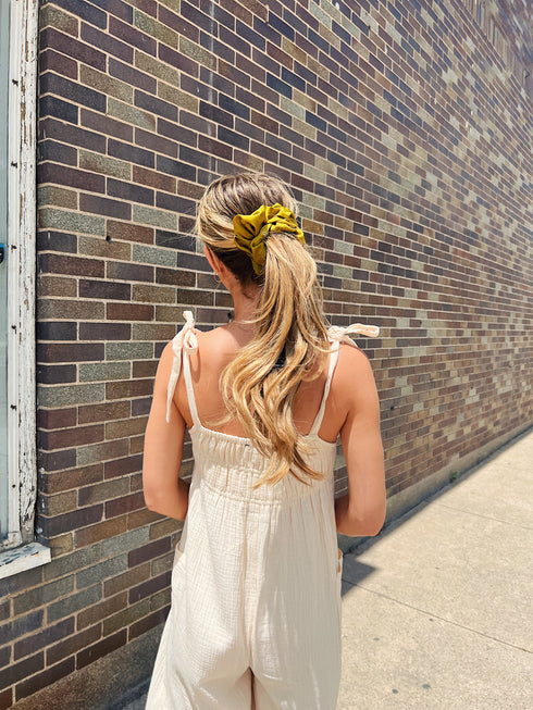 Easy Peasy Jumpsuit // Cream