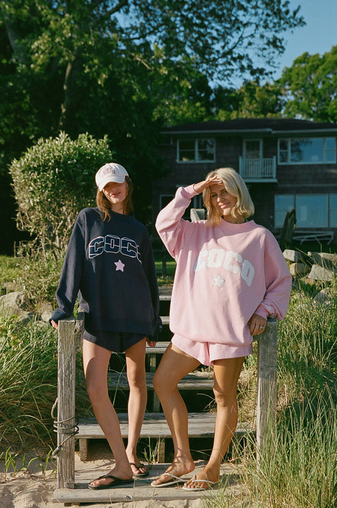 Coco Girl Mockneck // Heritage Pink